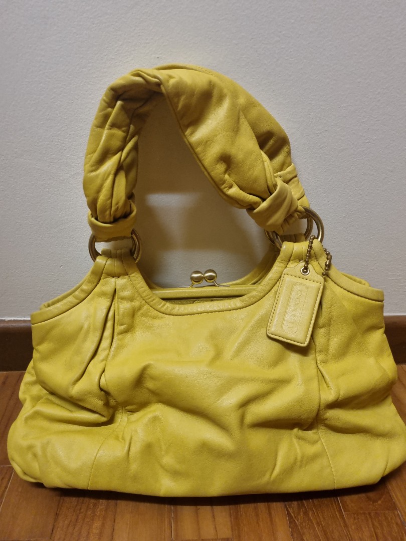 Coach Shoulder Bag Mustard Women s Fashion Bags Wallets