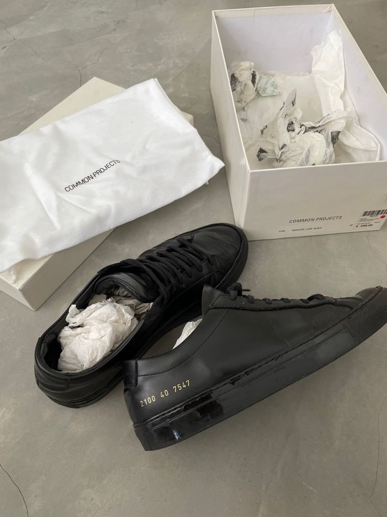 Common Projects Black Sneakers Men s Fashion Footwear Sneakers