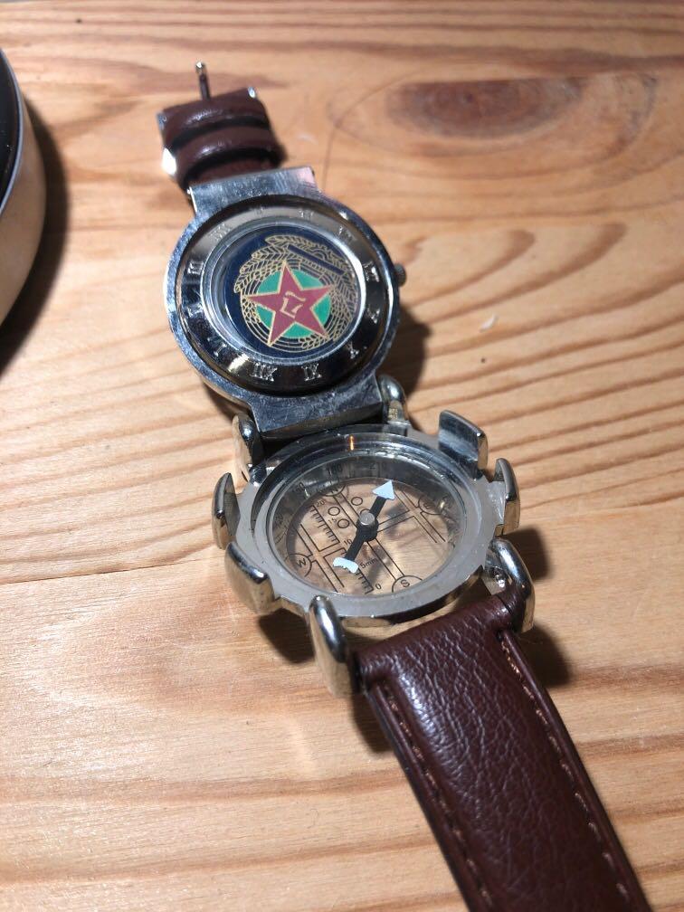 Cool vintage compass watch