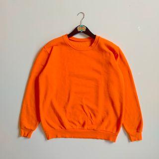 Crewneck Basic Orange 100 /3pcs