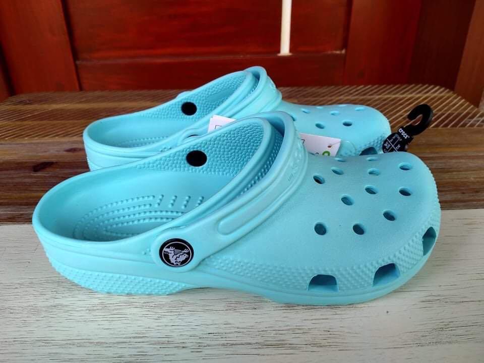 Crocs Classic Clogs Ice Blue J3 Babies Kids Babies Kids