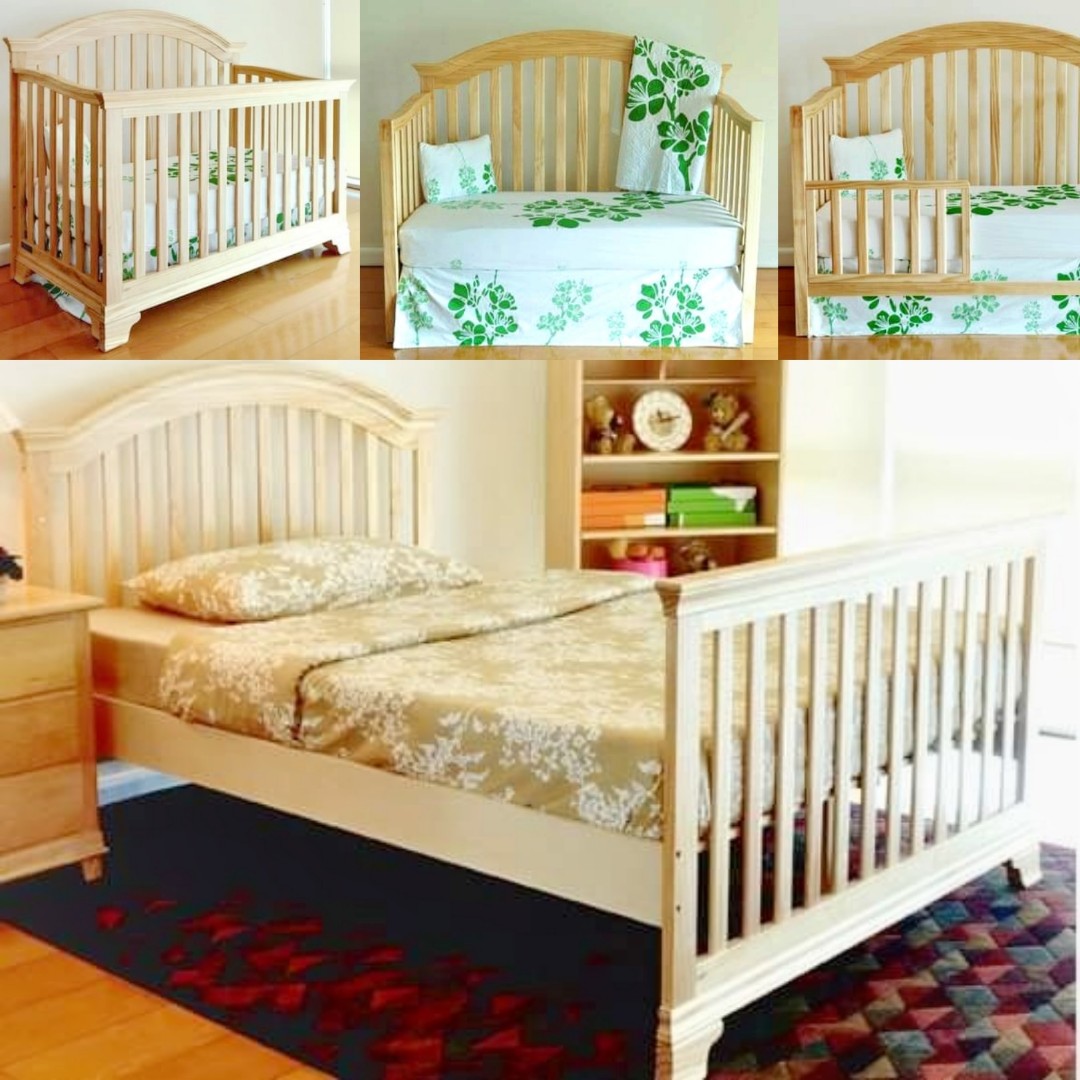 Cuddlebug Riverside 4 in 1 Convertible Crib to Toddler/Daybed and Full