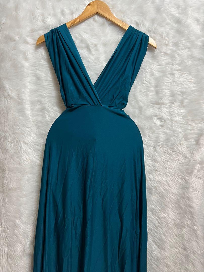 Dark teal 2025 infinity dress