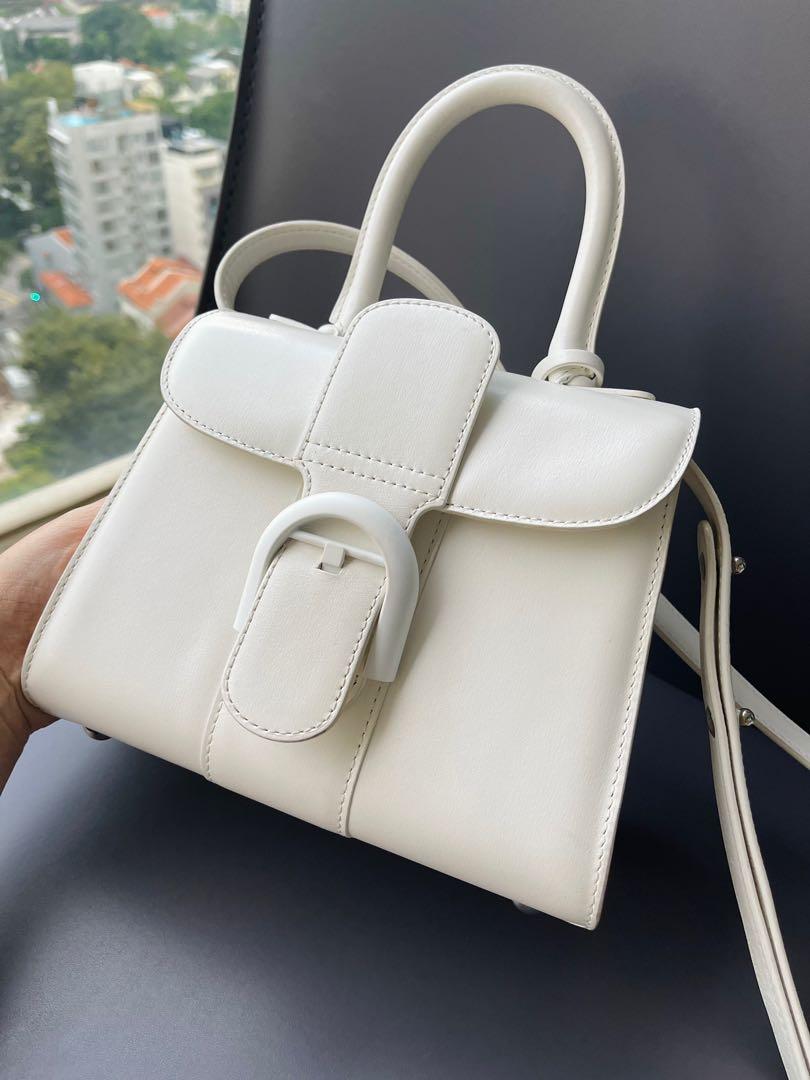 Delvaux white brilliant mini bag