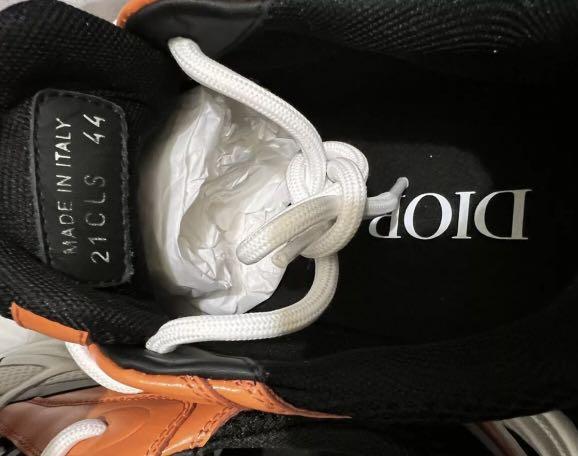 Dior b22 Orange New Sneakers, Men's Fashion, Footwear on Carousell