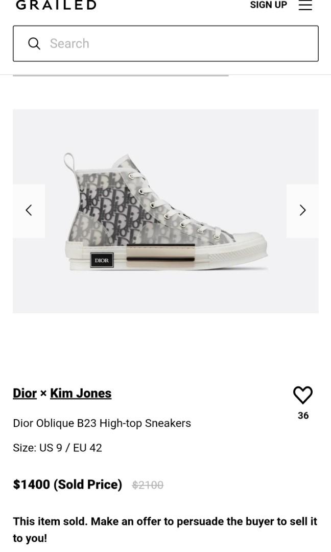 Dior x kaws shoes deals price