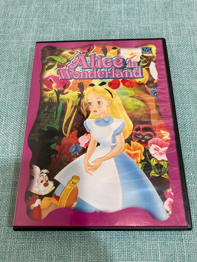 Disney Alice in Wonderland 迪士尼愛麗絲夢遊仙境正版DVD, 興趣及遊戲