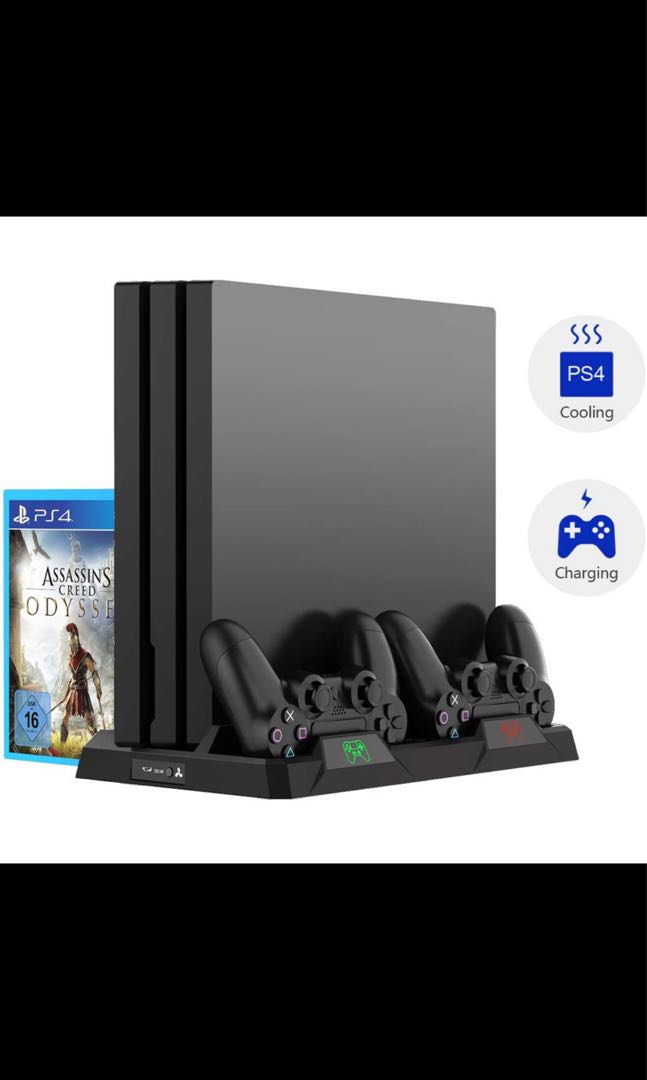 DOBE Multifunctional Cooling Stand with LED 3 Builtin Cooling Fans