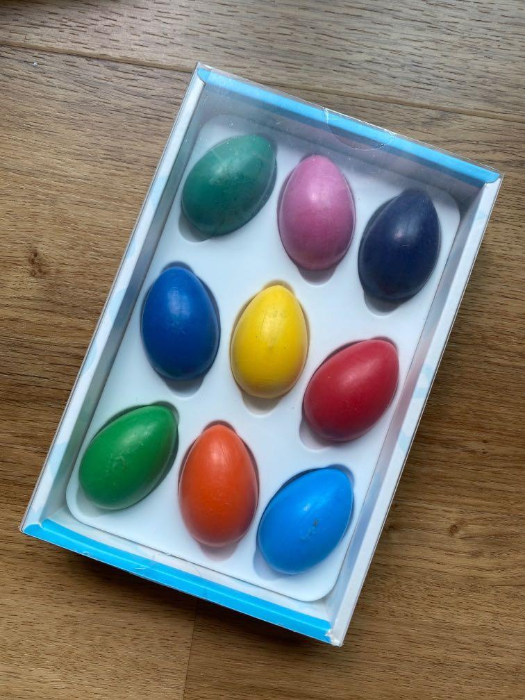 Eggshape Crayons, Hobbies & Toys, Stationery & Craft, Stationery