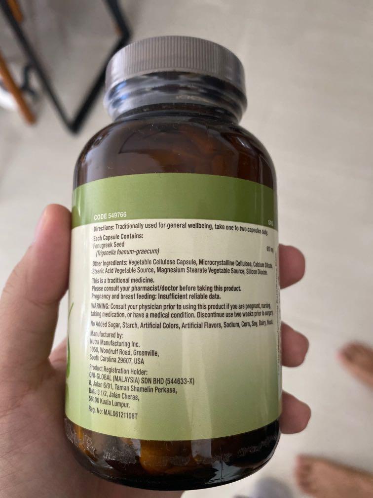 Fenugreek breast milk supplement, Health & Nutrition, Health