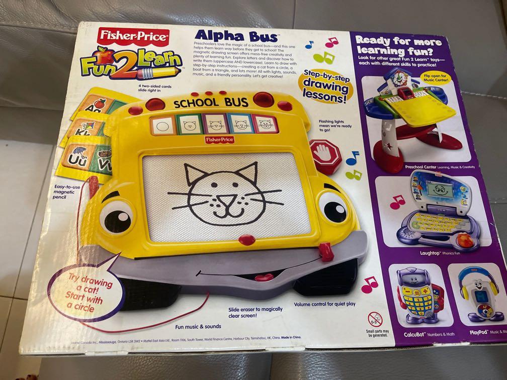 Fisher price Alpha bus (3-7 yo), Hobbies & Toys, Toys & Games on Carousell
