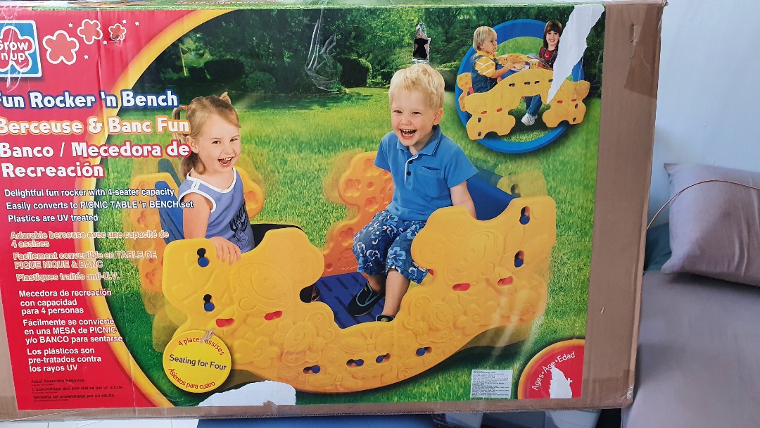 Fun Rocker 'n Bench, Babies & Kids, Baby Nursery & Kids Furniture, Kids ...