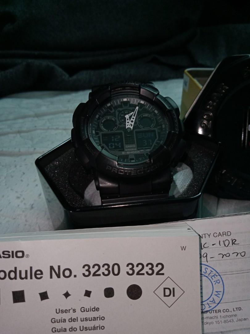 Ga 100 military sales series watch in black