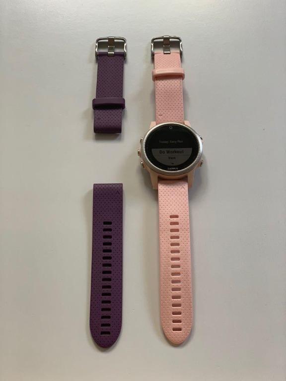 Garmin Fenix 5S Sapphire Pink Meringue with box with