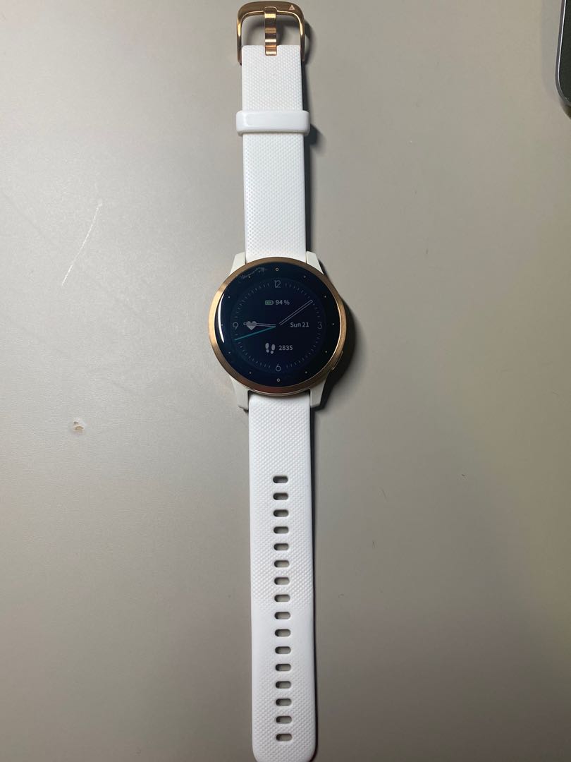 Garmin Vivoactive 4S - White Rose Gold fast deal today!, Mobile Phones \u0026  Gadgets, Wearables \u0026 Smart Watches on Carousell
