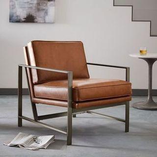 German leather accent chair