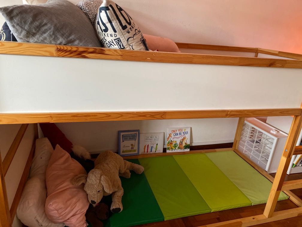 Green foldable gym mat IKEA, Furniture & Home Living, Furniture, Other