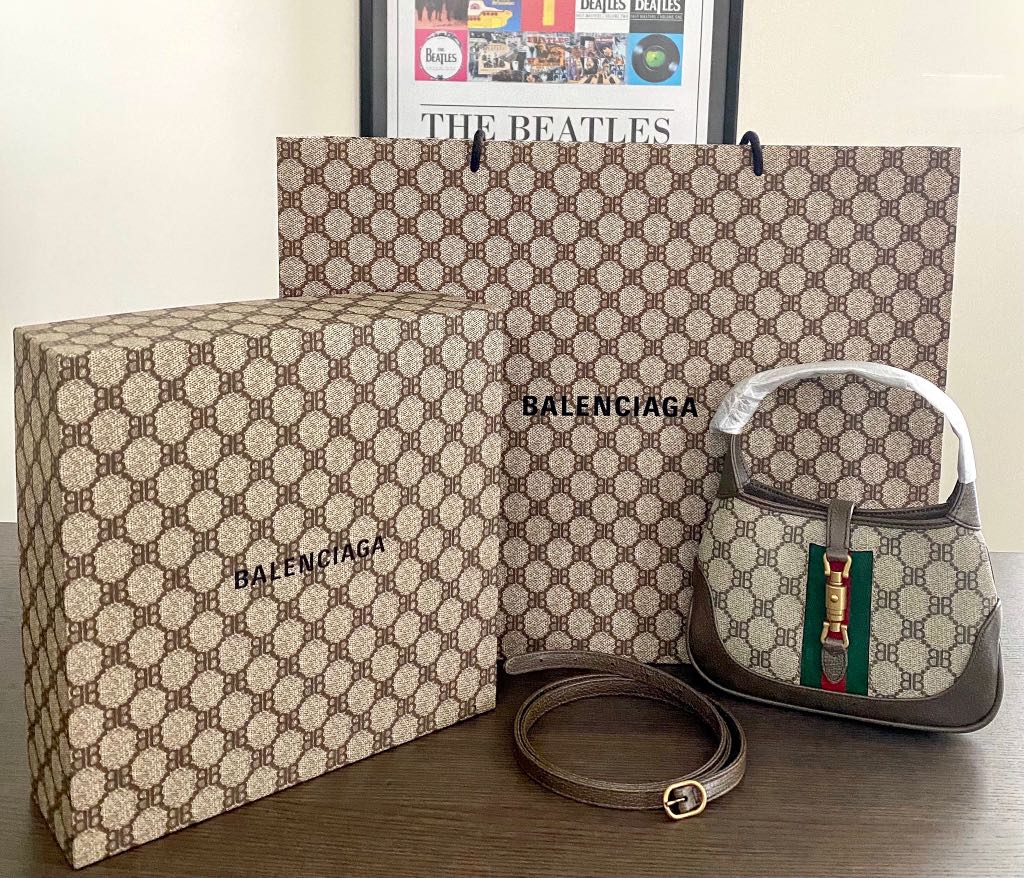 Authentic Second Hand Gucci Gucci x Balenciaga The Hacker Project Mini  Horsebit 1955 PSS03400111  THE FIFTH COLLECTION