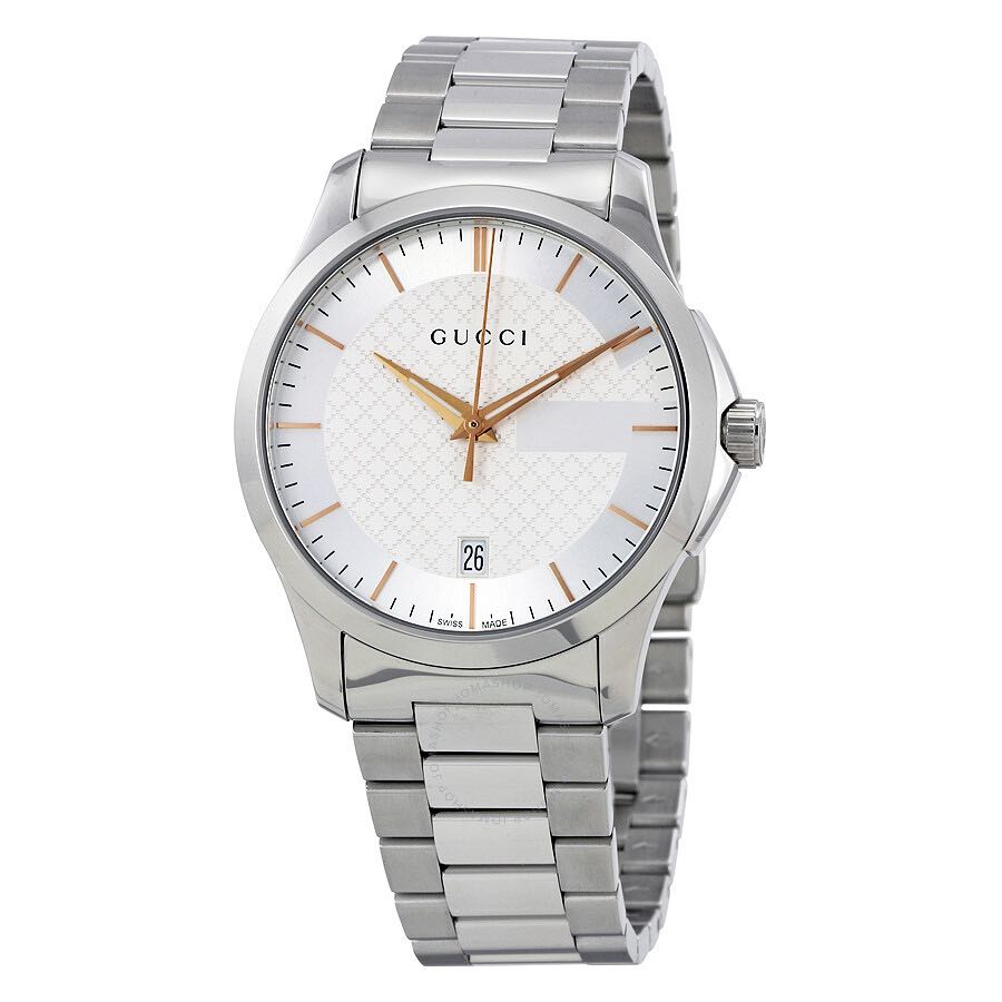 Gucci G-Timeless Silver Dial Stainless 