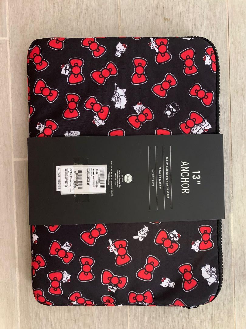 Herschel hello kitty laptop sleeve, Women's Fashion, Bags & Wallets, Clutches on Carousell
