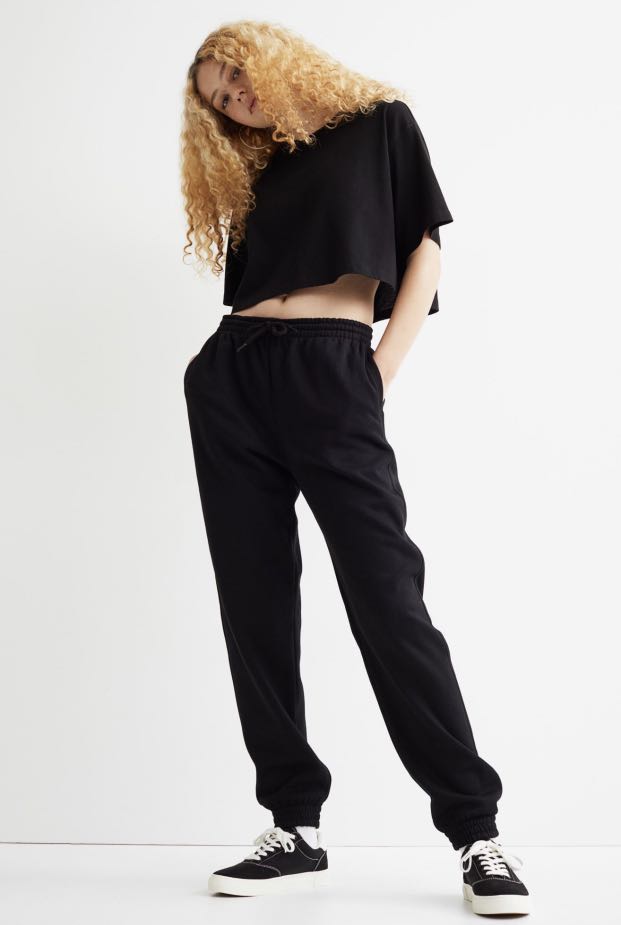 h&m joggers high waist