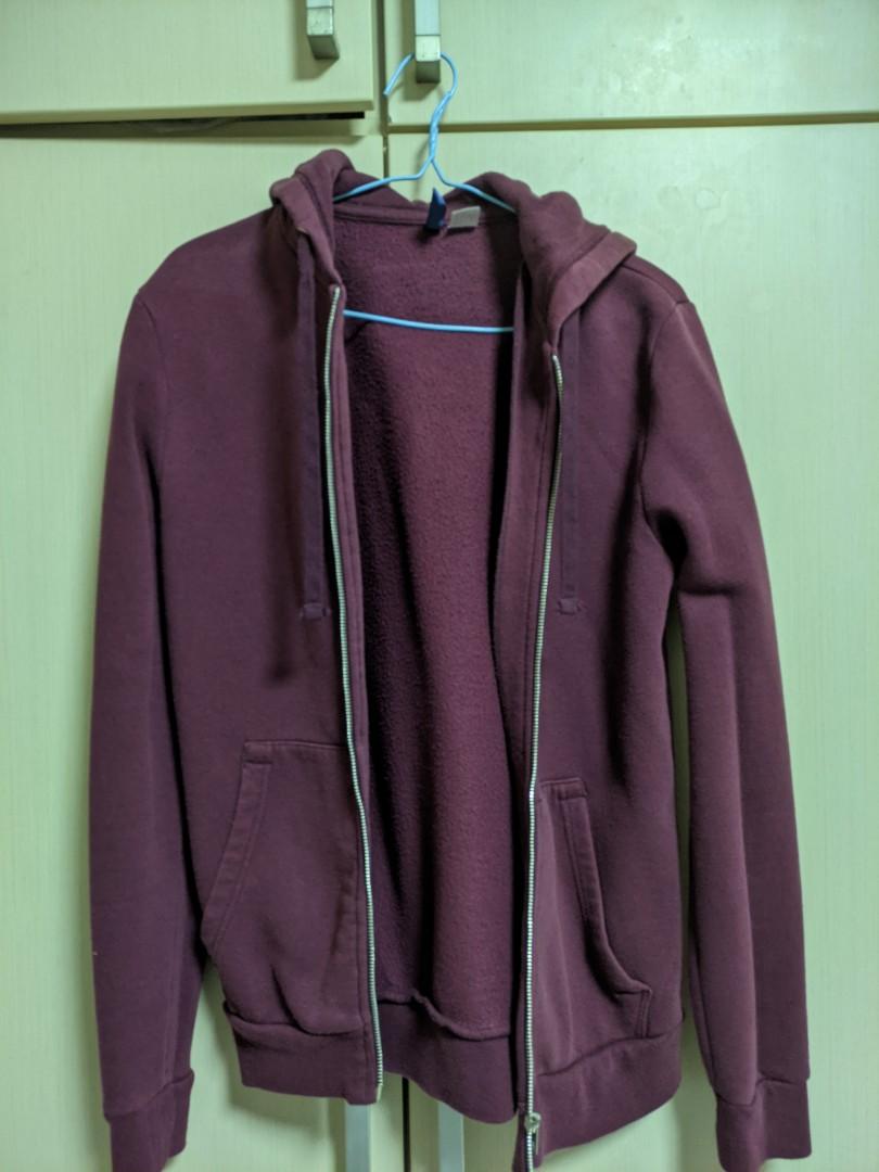 Maroon best sale hoodie h&m