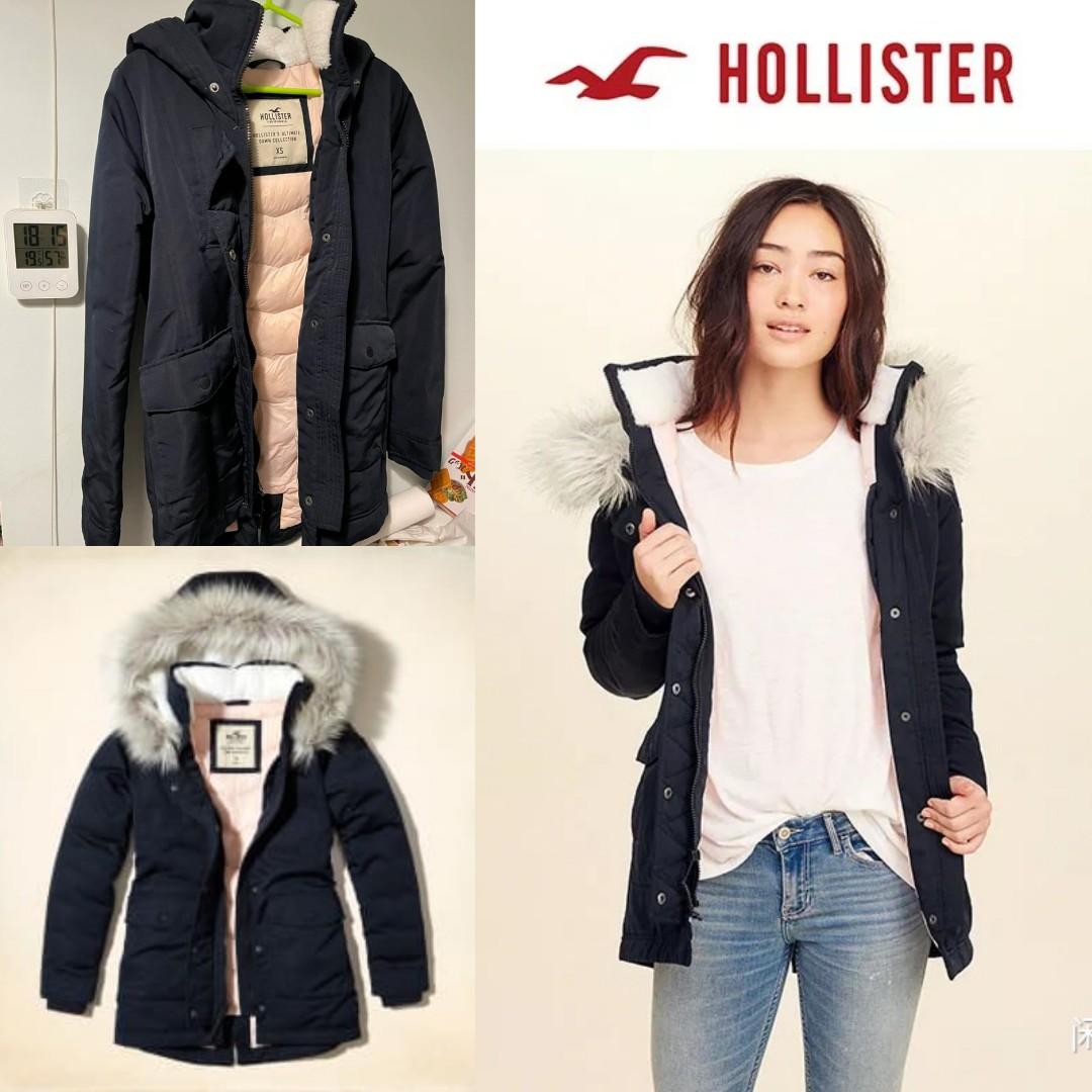hollister down coat