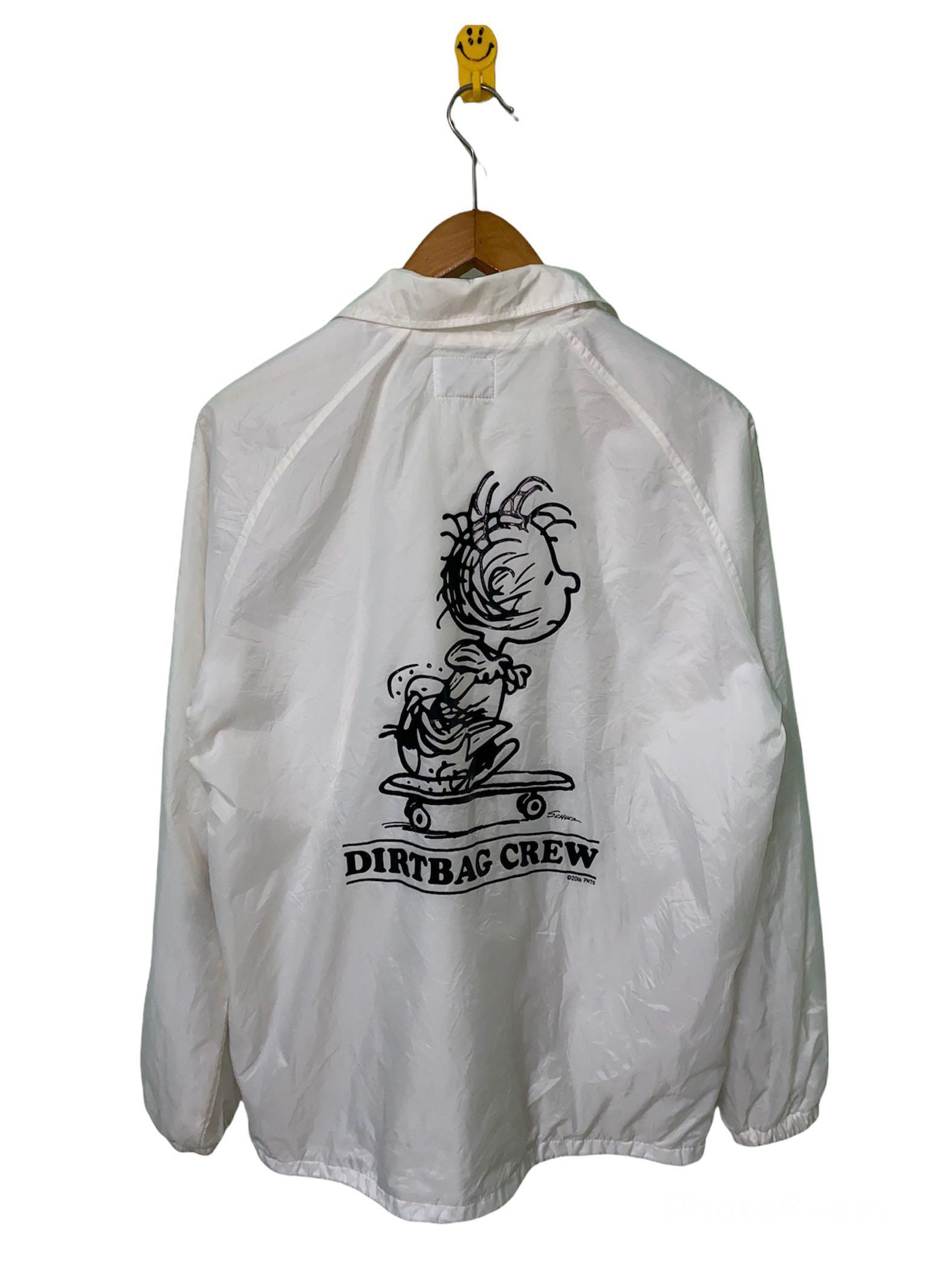 Huf X Peanuts Cartoon Coach Jacket, Men's Fashion, Tops & Sets, Hoodies