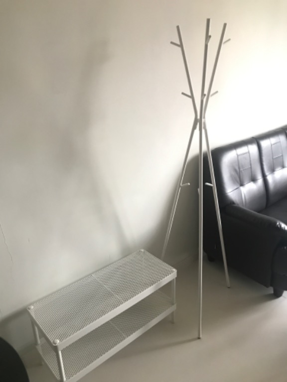 Ikea Coat Stand and Shoe Rack, Furniture & Home Living, Furniture