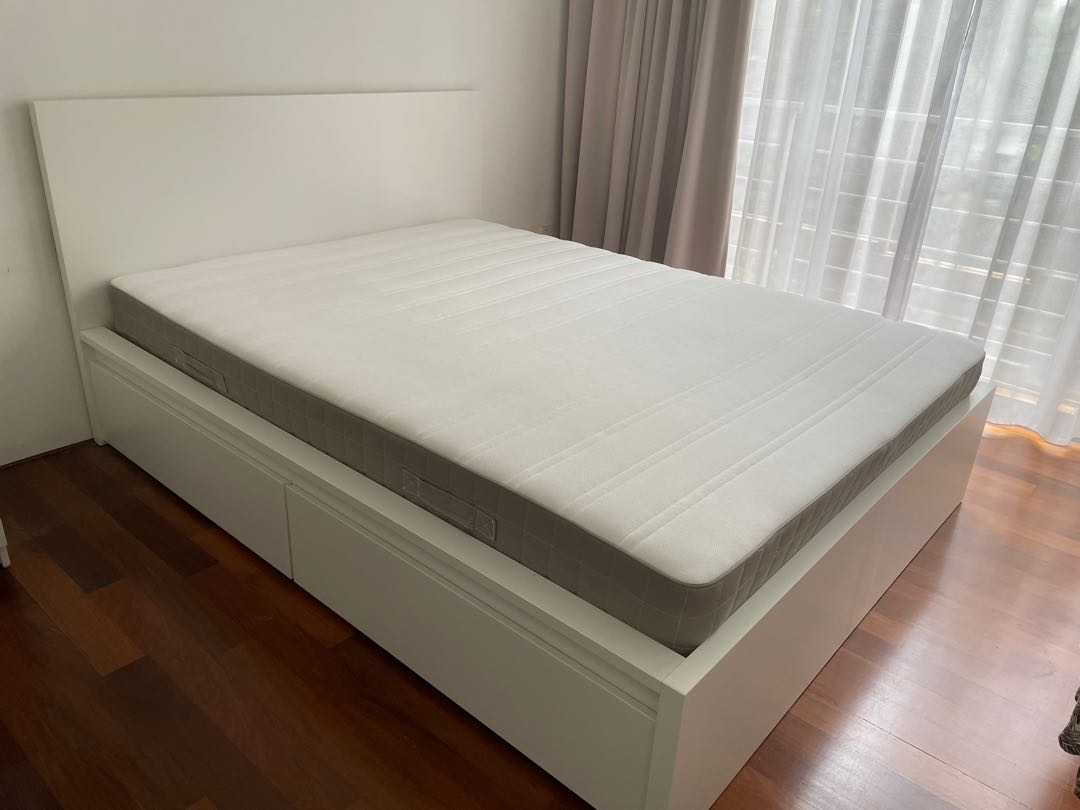 malm storage bed with other mattresses