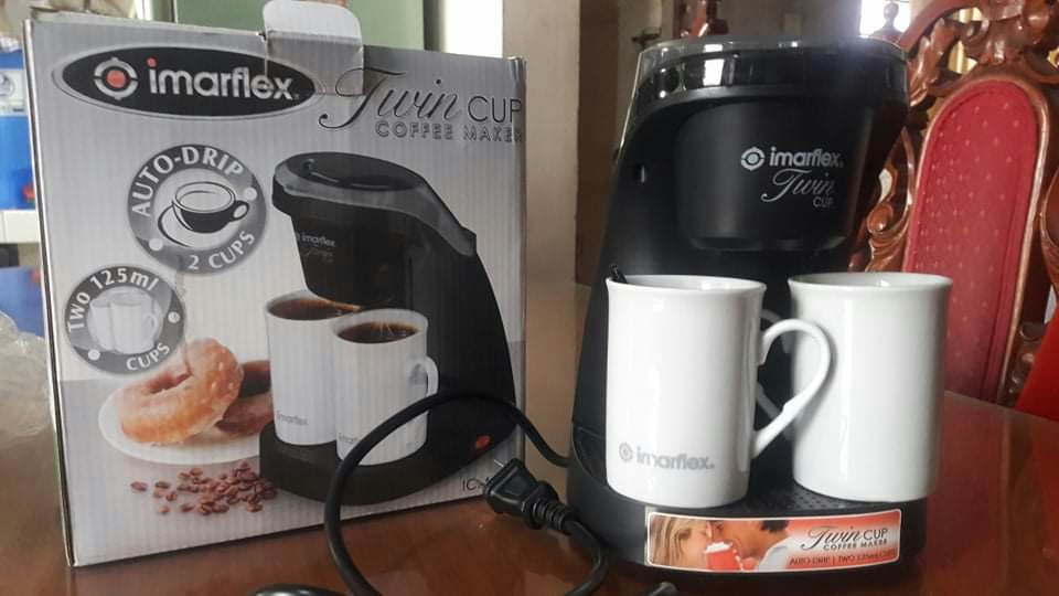 imarflex twin cup coffee maker, TV & Home Appliances, Kitchen