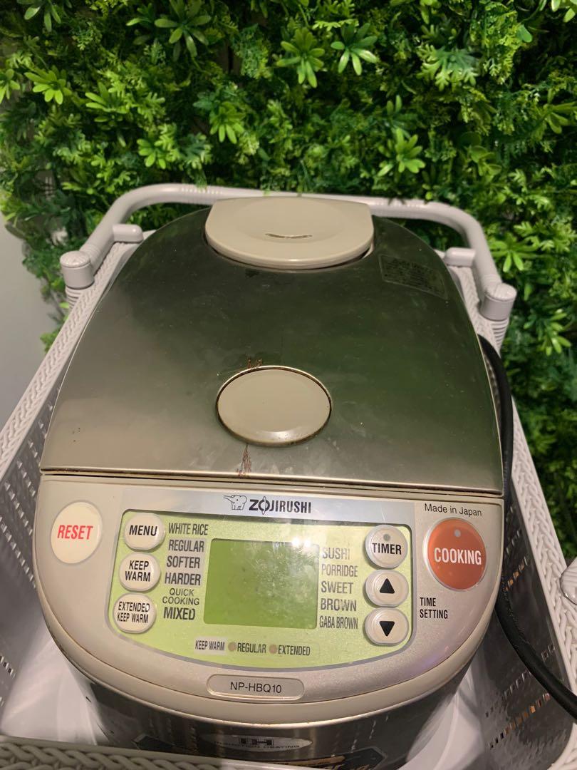 Japan made Zojirushi NPHBQ10 Induction heating system Rice Cooker., TV & Home Appliances