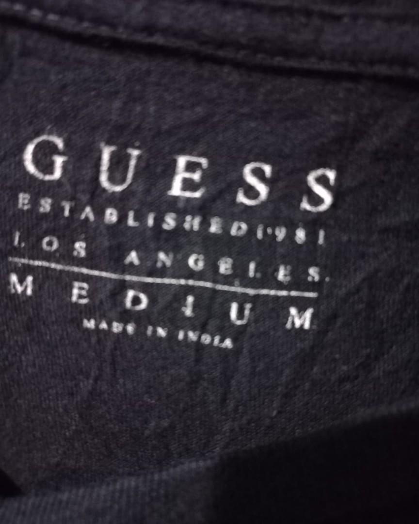 guess t shirt fit