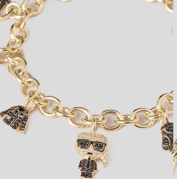 Karl Lagerfeld Bracelet with Charms, Luxury, Accessories on Carousell