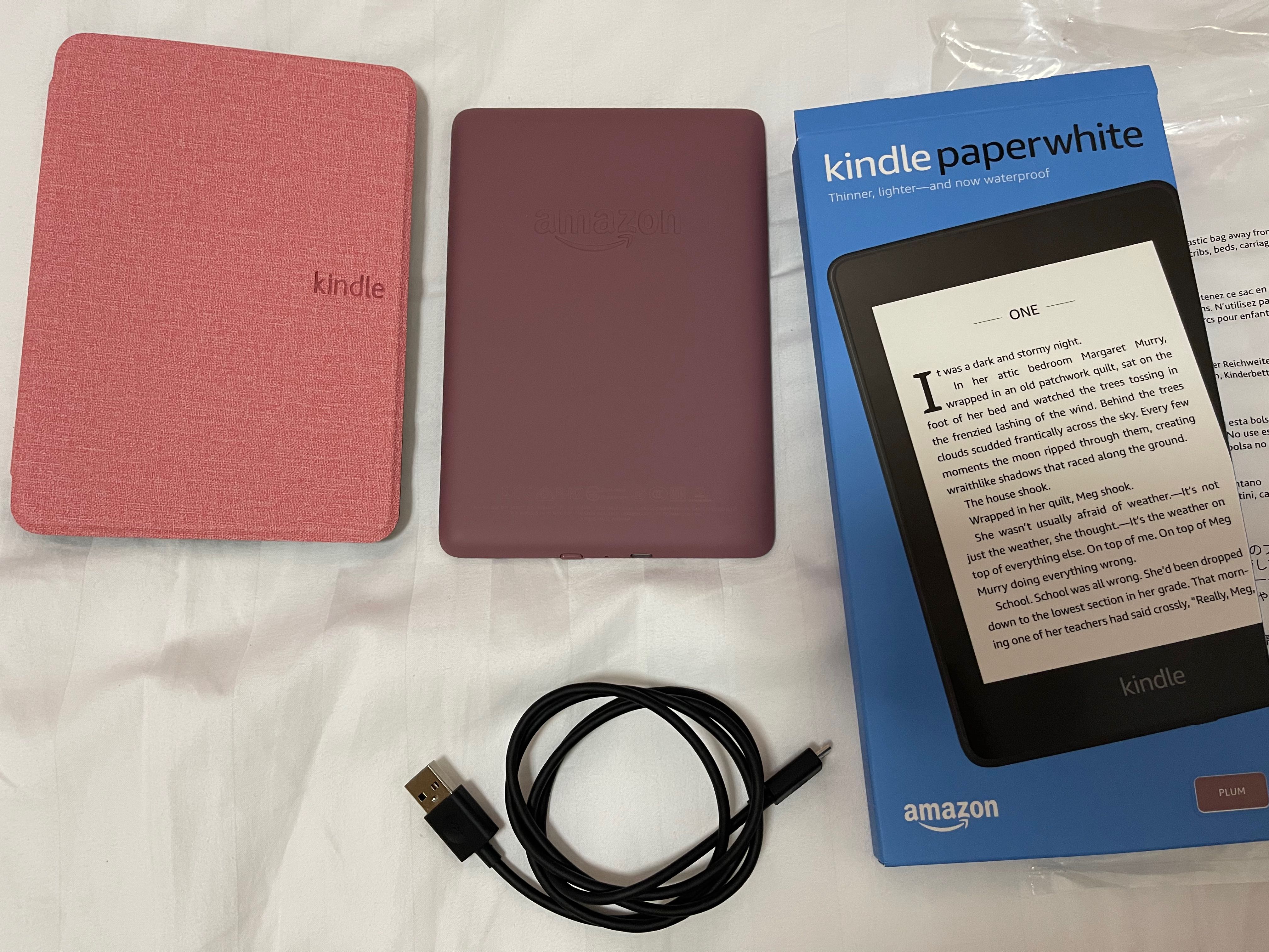 Kindle Paperwhite 4 8gb Plum Like new, Mobile Phones & Gadgets, E 
