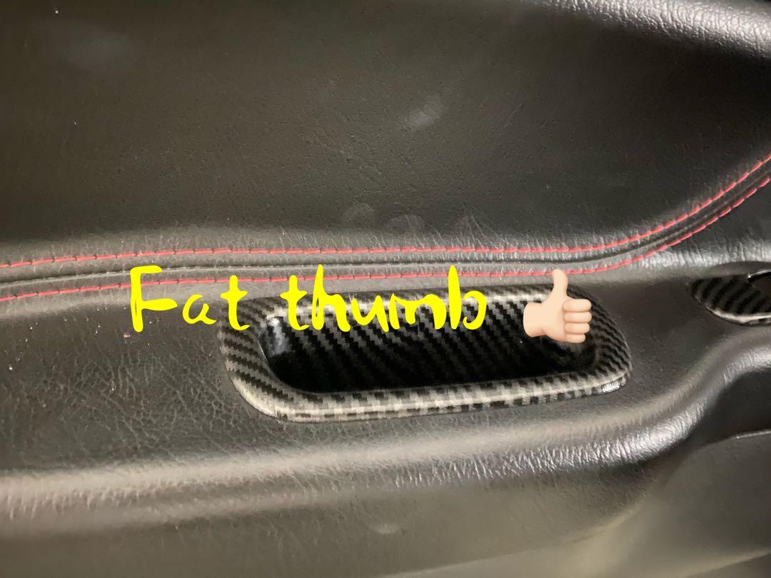 Lancer evolution/CS3 interior door handles, Car Accessories