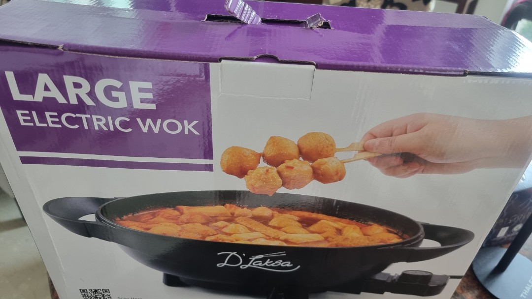 Large Electric Wok, TV & Home Appliances, Kitchen Appliances, BBQ