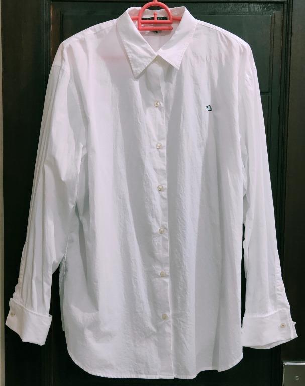 LAUREN Ralph Lauren Men White XL Button Down French Cuff Shirt  #TerlebihBeli, Men's Fashion, Tops & Sets, Tshirts & Polo Shirts on  Carousell