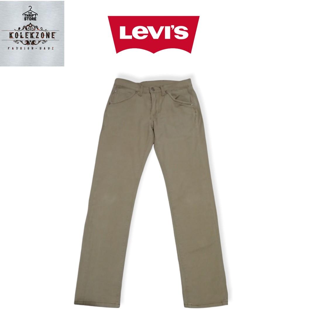 Levis 511 slim fit khaki pants, Men's Fashion, Bottoms, Jeans on Carousell