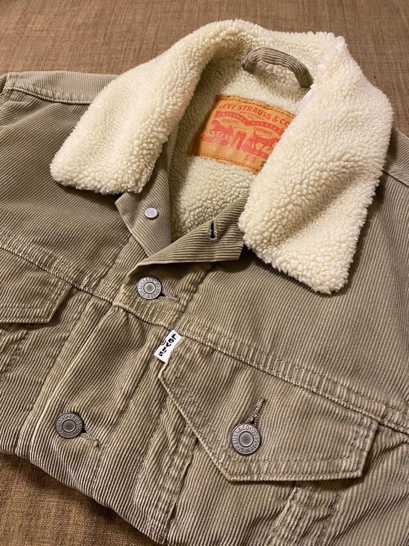 Levi's Corduroy Sherpa Trucker Jacket vintage jacket 燈芯絨古著