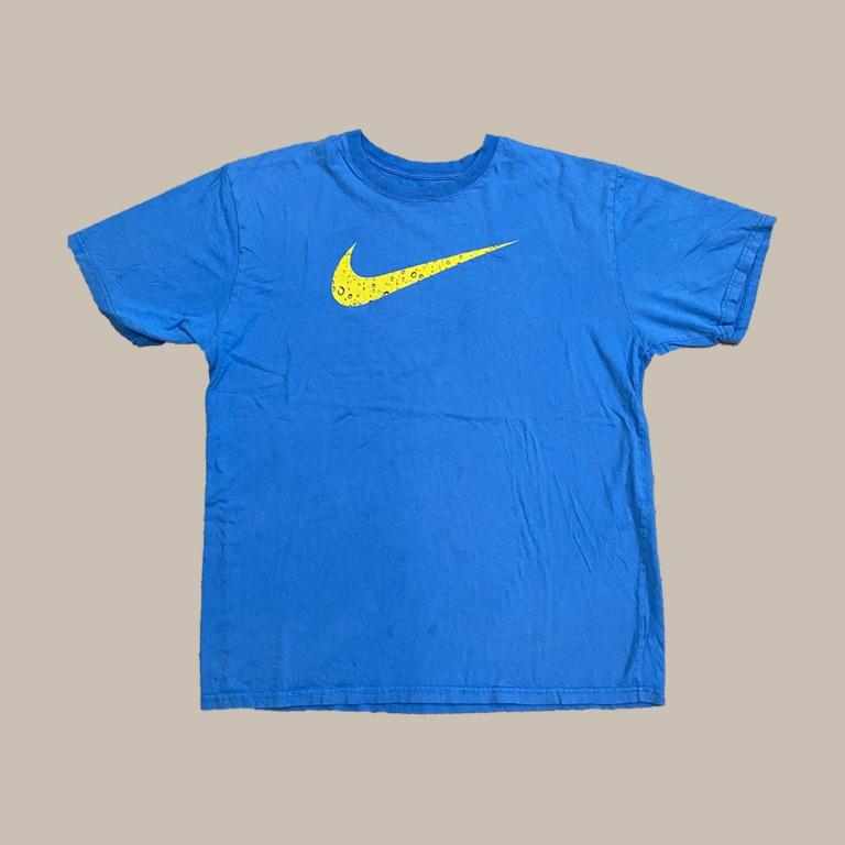 White and light hotsell blue nike shirt