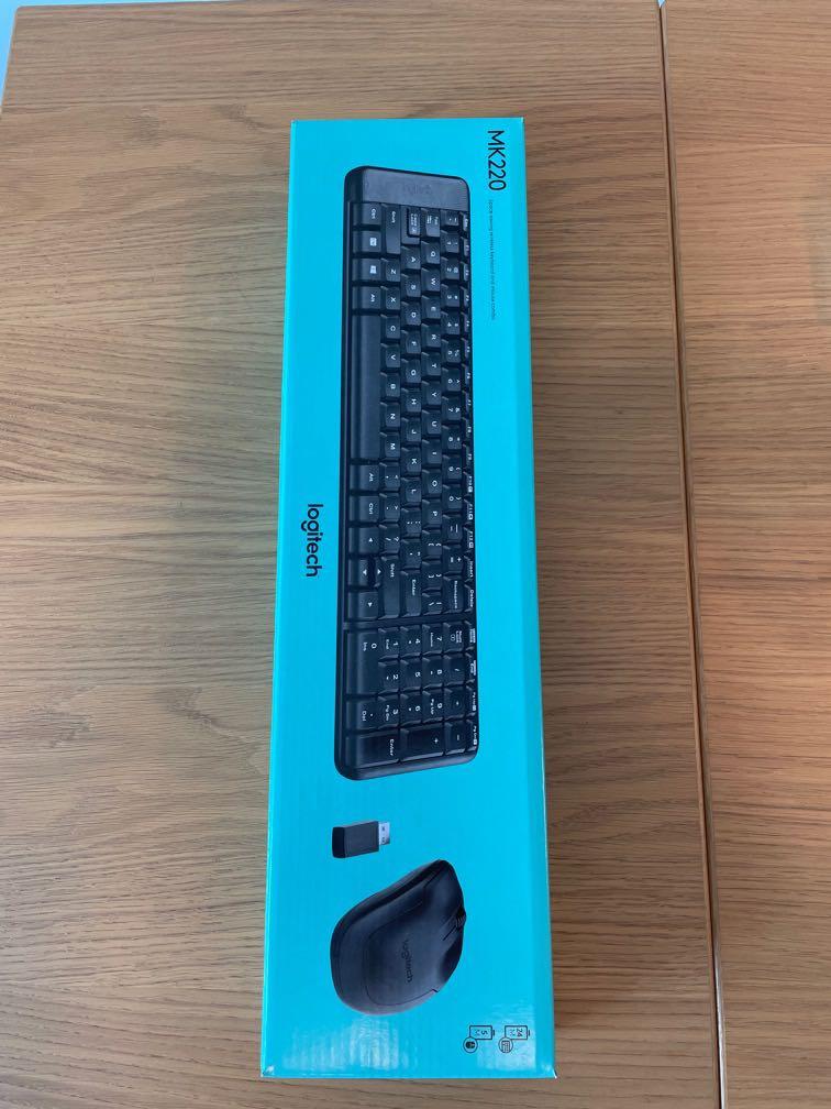 Logitech MK220 wireless keyboard and mouse combo, Computers & Tech ...