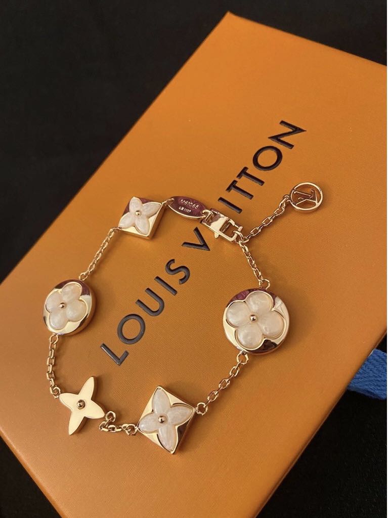 Louis Vuitton mother of pearl blossom bracelet 18k plated preorder
