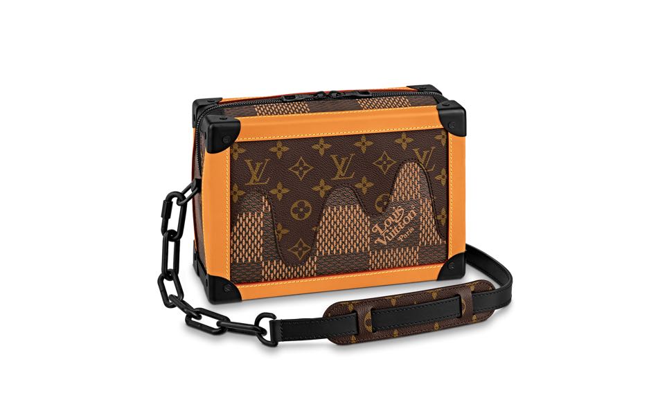 LOUIS VUITTON Nigo Cotteville 40 Hand Bag Attache Briefcase Trunk Tiger New  Rare