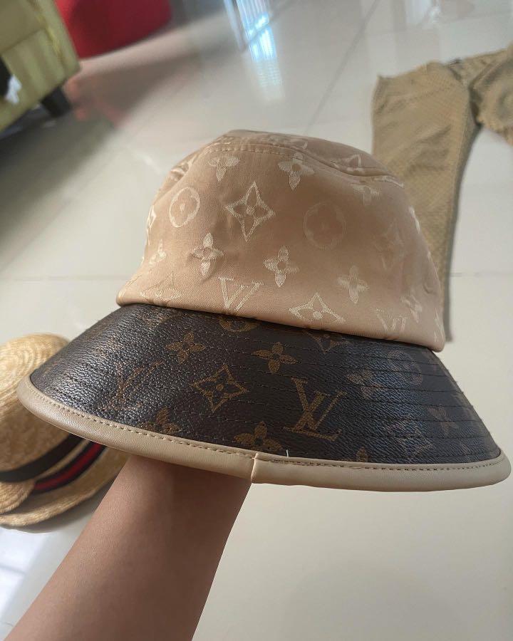 LV Bucket Hat, Fesyen Wanita, Aksesoris 