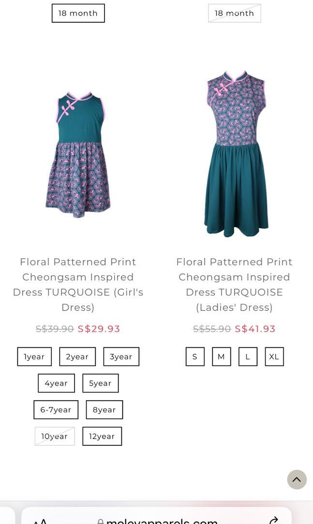 Matching family set clothes Cheongsam by Moley Apparel, Babies & Kids