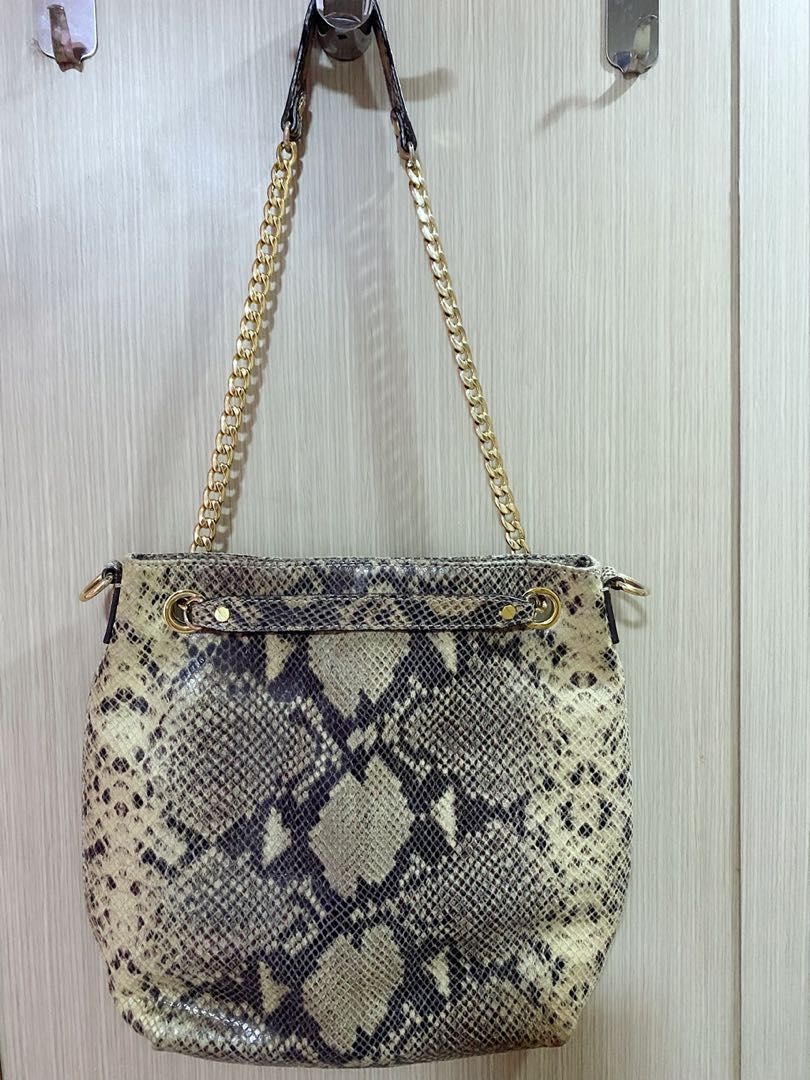kors python bag snake , Bags & Wallets on Carousell