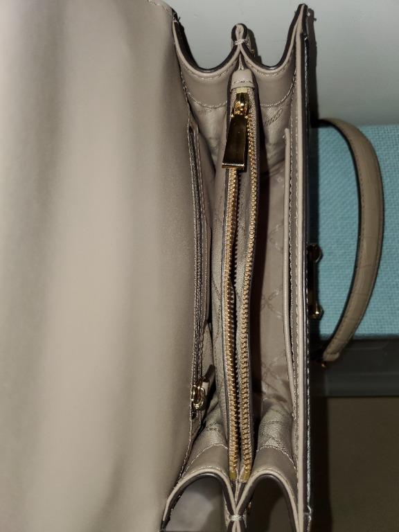 Whitney large logo and new arrivals embossed leather convertible shoulder bag