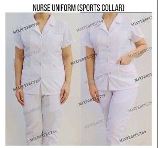 (MIX-Z) Nurse Uniform for Women (Sports Collar) ₱899
