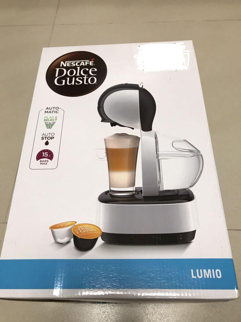 Nescafe Dolce Gusto Lumio咖啡機 Coffee Machine 咖啡膠囊機, 家庭電器, 廚房電器, 咖啡機及咖啡壺
